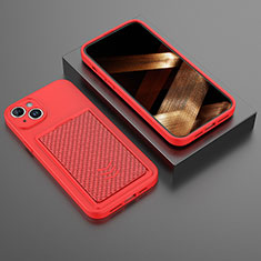 Coque Silicone Housse Etui Gel KC1 pour Apple iPhone 14 Rouge