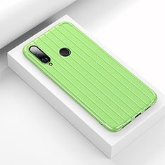 Coque Silicone Housse Etui Gel Line C01 pour Huawei P30 Lite New Edition Vert