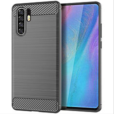 Coque Silicone Housse Etui Gel Line pour Huawei P30 Pro New Edition Gris