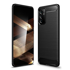Coque Silicone Housse Etui Gel Line pour Samsung Galaxy A15 5G Noir