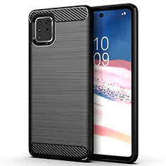 Coque Silicone Housse Etui Gel Line pour Samsung Galaxy Note 10 Lite Noir