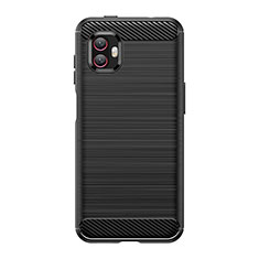Coque Silicone Housse Etui Gel Line pour Samsung Galaxy XCover 6 Pro 5G Noir