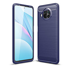 Coque Silicone Housse Etui Gel Line WL1 pour Xiaomi Mi 10i 5G Bleu