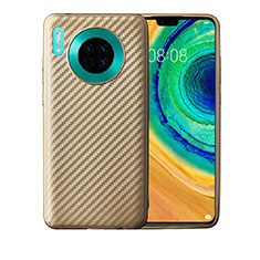 Coque Silicone Housse Etui Gel Serge pour Huawei Mate 30 Pro Or