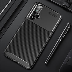 Coque Silicone Housse Etui Gel Serge pour Huawei Nova 5T Noir