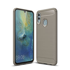 Coque Silicone Housse Etui Gel Serge pour Huawei P Smart (2019) Gris