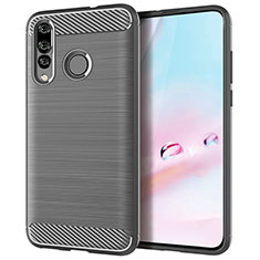 Coque Silicone Housse Etui Gel Serge pour Huawei P30 Lite New Edition Gris