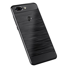 Coque Silicone Housse Etui Gel Serge pour OnePlus 5T A5010 Noir