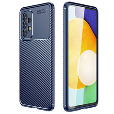Coque Silicone Housse Etui Gel Serge pour Samsung Galaxy A33 5G Bleu