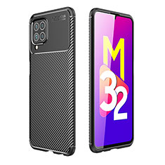 Coque Silicone Housse Etui Gel Serge pour Samsung Galaxy M32 4G Noir