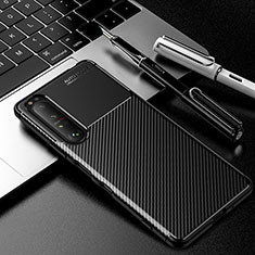 Coque Silicone Housse Etui Gel Serge pour Sony Xperia 1 III Noir