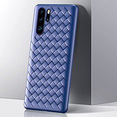 Coque Silicone Housse Etui Gel Serge S01 pour Huawei P30 Pro New Edition Bleu