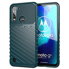 Coque Silicone Housse Etui Gel Serge S01 pour Motorola Moto G8 Power Lite Vert