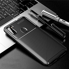 Coque Silicone Housse Etui Gel Serge S01 pour Samsung Galaxy M11 Noir