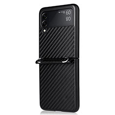 Coque Silicone Housse Etui Gel Serge S01 pour Samsung Galaxy Z Flip3 5G Noir