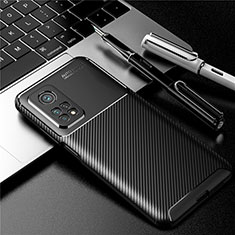 Coque Silicone Housse Etui Gel Serge S01 pour Xiaomi Mi 10T Pro 5G Noir