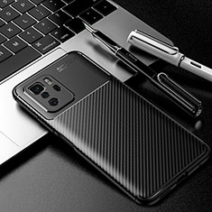 Coque Silicone Housse Etui Gel Serge S01 pour Xiaomi Redmi Note 10 Pro 5G Noir