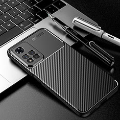 Coque Silicone Housse Etui Gel Serge S01 pour Xiaomi Redmi Note 11 Pro+ Plus 5G Noir