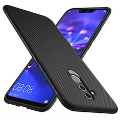 Coque Silicone Housse Etui Gel Serge S05 pour Huawei Mate 20 Lite Noir