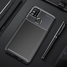 Coque Silicone Housse Etui Gel Serge T01 pour Samsung Galaxy M31 Noir