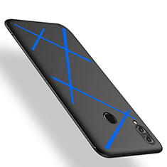 Coque Silicone Housse Etui Gel Serge T02 pour Huawei Honor V10 Lite Bleu