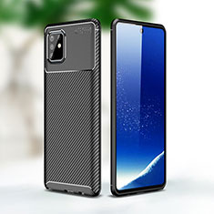 Coque Silicone Housse Etui Gel Serge WL1 pour Samsung Galaxy A81 Noir