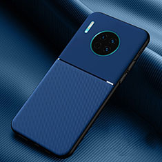 Coque Silicone Housse Etui Gel Serge Y01 pour Huawei Mate 30E Pro 5G Bleu