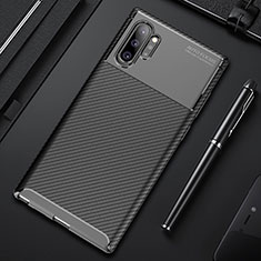 Coque Silicone Housse Etui Gel Serge Y01 pour Samsung Galaxy Note 10 Plus 5G Noir