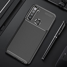 Coque Silicone Housse Etui Gel Serge Y01 pour Xiaomi Redmi Note 8 (2021) Noir