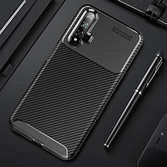 Coque Silicone Housse Etui Gel Serge Y02 pour Huawei Honor 20S Noir
