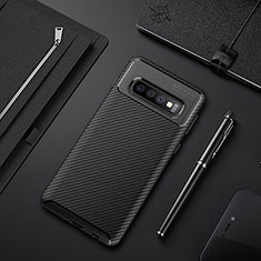 Coque Silicone Housse Etui Gel Serge Y02 pour Samsung Galaxy S10 5G Noir