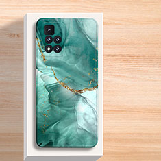 Coque Silicone Motif Fantaisie Souple Couleur Unie Etui Housse pour Xiaomi Redmi Note 11 5G Vert