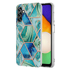 Coque Silicone Motif Fantaisie Souple Couleur Unie Etui Housse Y01B pour Samsung Galaxy A04s Vert