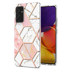 Coque Silicone Motif Fantaisie Souple Couleur Unie Etui Housse Y01B pour Samsung Galaxy A05s Rose