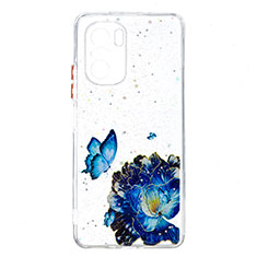 Coque Silicone Motif Fantaisie Souple Couleur Unie Etui Housse Y01X pour Xiaomi Mi 11i 5G Bleu