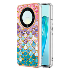 Coque Silicone Motif Fantaisie Souple Couleur Unie Etui Housse Y03B pour Huawei Honor Magic5 Lite 5G Colorful