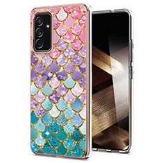 Coque Silicone Motif Fantaisie Souple Couleur Unie Etui Housse Y03B pour Samsung Galaxy A15 5G Colorful
