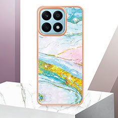Coque Silicone Motif Fantaisie Souple Couleur Unie Etui Housse Y05B pour Huawei Honor X8a 4G Colorful