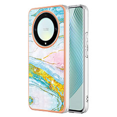Coque Silicone Motif Fantaisie Souple Couleur Unie Etui Housse Y05B pour Huawei Honor X9a 5G Colorful