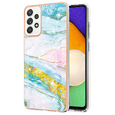 Coque Silicone Motif Fantaisie Souple Couleur Unie Etui Housse Y05B pour Samsung Galaxy A52 4G Colorful