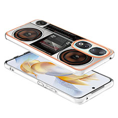 Coque Silicone Motif Fantaisie Souple Couleur Unie Etui Housse YB8 pour Huawei Honor 90 5G Colorful