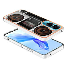 Coque Silicone Motif Fantaisie Souple Couleur Unie Etui Housse YB8 pour Huawei Honor 90 Lite 5G Colorful