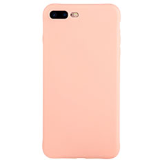 Coque Silicone Souple Couleur Unie Gel C02 pour Apple iPhone 8 Plus Rose