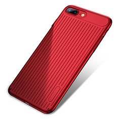 Coque Silicone Souple Housse Vague Line pour Apple iPhone 8 Plus Rouge