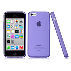 Coque Silicone Souple Mat pour Apple iPhone 5C Violet