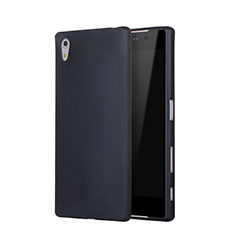Coque Silicone Souple Mat pour Sony Xperia Z5 Noir