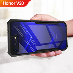 Coque Silicone Souple Miroir pour Huawei Honor View 20 Noir