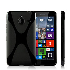 Coque Silicone Souple Vague X-Line pour Microsoft Lumia 640 XL Lte Noir