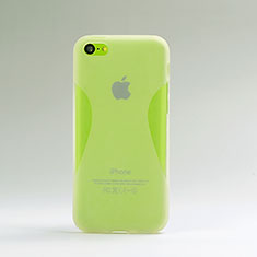 Coque TPU Transparente Vague pour Apple iPhone 5C Blanc
