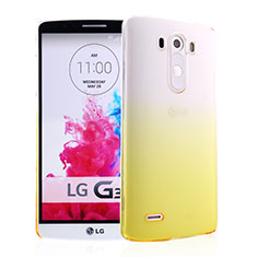 Coque Transparente Rigide Degrade pour LG G3 Jaune